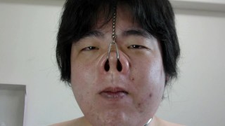 Nose hook masturbation8