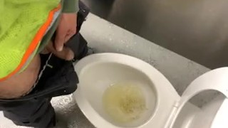Peeing at work 