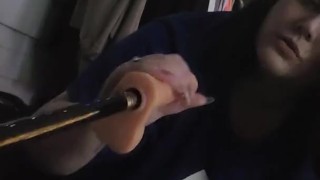 BBW submissive xxkittens fuck machine anal painal while begging 