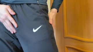 My morning workout: shaking my balls and penis
