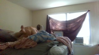  caught getting pussy destroyed by tattoo muscle stud on camera