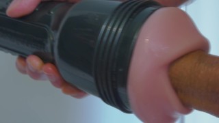 Close up Big Cock Oral Fleshlight Sextoy - Sweetannabella