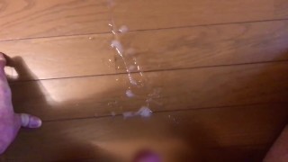 【日本人】唾液と我慢汁にまみれていやらしい音を立てながら大量射精する変態チンポ【#24】