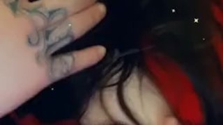 Russian licks her tasty juice 👅 