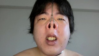 Nose hook masturbation9