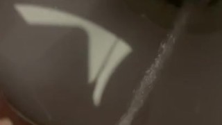 Desperate piss and squirt female desperation 