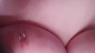 Just in his hoodie and panties tease