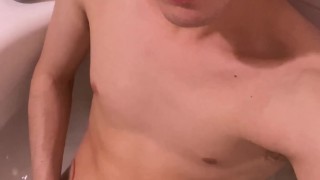 Eddie De Luca Pisses On Himself In A Bath