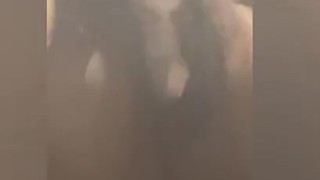 Sexy Ebony Fingers Pussy In Mirror for OnlyFans