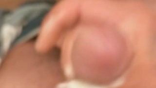 Super lubed up jerk off after watching pornhub makes me super cum