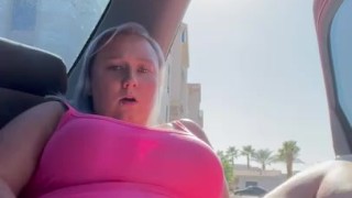 Public play in my car and got caught but finished anyway