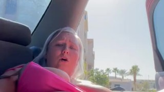 Public play in my car and got caught but finished anyway