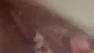 Demom Delilah Horny and Playing With Wet Ebony Pussy At Work 