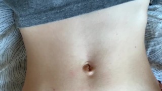 Playing with my navel