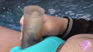 ファットオナホールオナニー