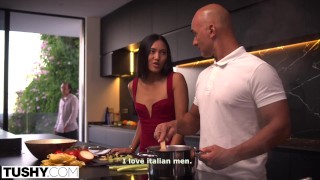TUSHY Petite hottie May gets her anal cravings satisfied