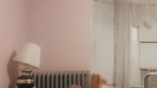 Shaking my ass in red panties!