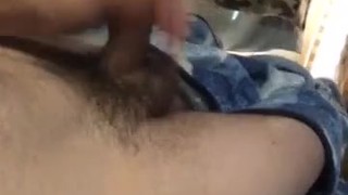 Waking up stroking morning cumshot