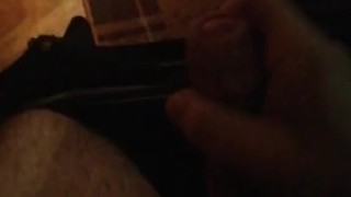 Handling my BIG COCK CUMSHOT) 