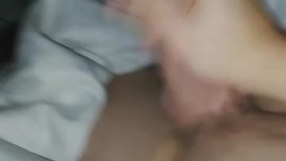 twink covers himself in cum