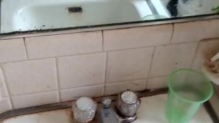 Bathroom strokes
