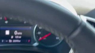 Glass Dildo Car Ride