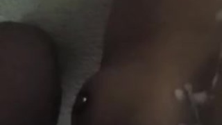 Her Friend was in the other Room so She Said I Had to Nut Quick !!