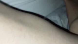 Naked in bed and on sofa