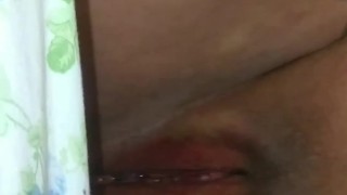 BBW Power Pissing (made a mess)