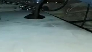 This is what drinking tea does I flooded this spot
