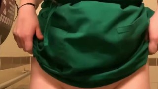 Starbucks barista takes lunch break to strip in bathroom 
