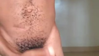 Stocking my Huge cock to make a heavy cumshot 😋😋 follow on Twitter @Homefreaky1 former accr susp