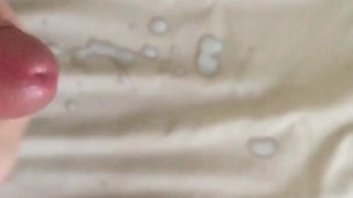 Guy Cums Over Straight Roommates Bed