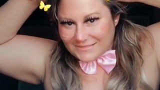 Freckled chubby bunny happy easter teaser