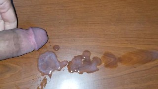 Boy jerking off cums fast