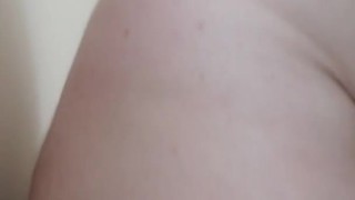 Bi sexual husband uses thick suction dildo to gape ass