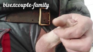 Jerking off my dick in the workplace, in anticipation of meeting a friend