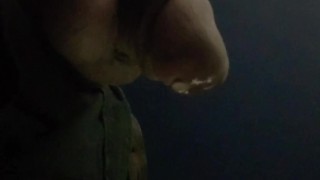 Black male dick squirting in bathroom close up view join my onlyfans! #3