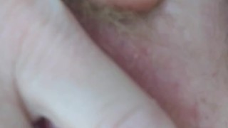 FTM shows off post cum pussy