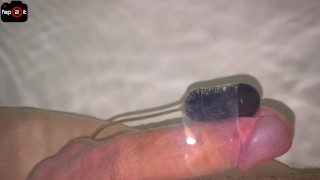Man Edging Himself and Moaning Until Handsfree Orgasm Under Water - 4K