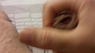 Sborrata prima di andare a letto