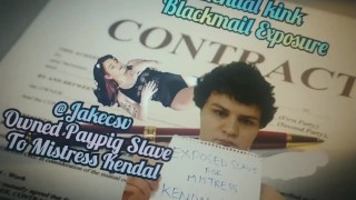 Owned Paypig Jake @Humiliated_slut the things I'll do to BM Expose you better keep sending!