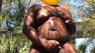 Smacking my dick around in the trail