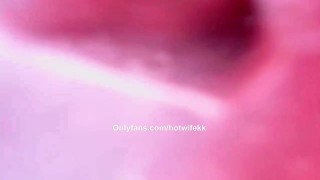 Internal creampie pussy camera using cum as lube