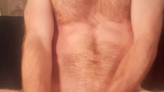 Cum Eating off Dildo