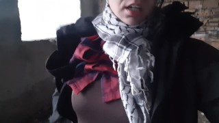 In the cold my nipples harden and ask to play with them
