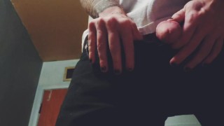 Taking a piss Toilet POV