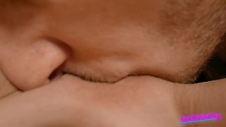 Licking perfect wet pussy