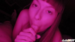 Girlfriend Sucks My Dick Closeup and Moans Hard Sex