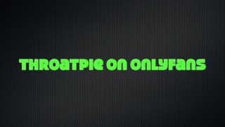PAWG Big Ass & Tits Goth Queen Deepthroats Long Hard Cock for Throbbing CIM Throatpie Swallow